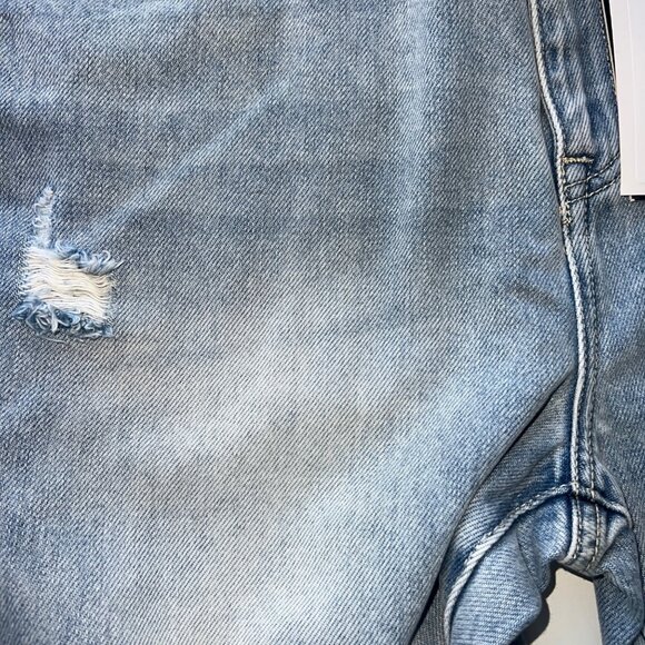 Insane Gene Mid-Rise Loose Fit Light Wash Distressed Jeans Womens Size 11 / 29W - Picture 14 of 16